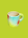Chunky Handle Mug | Blue, Green & Red