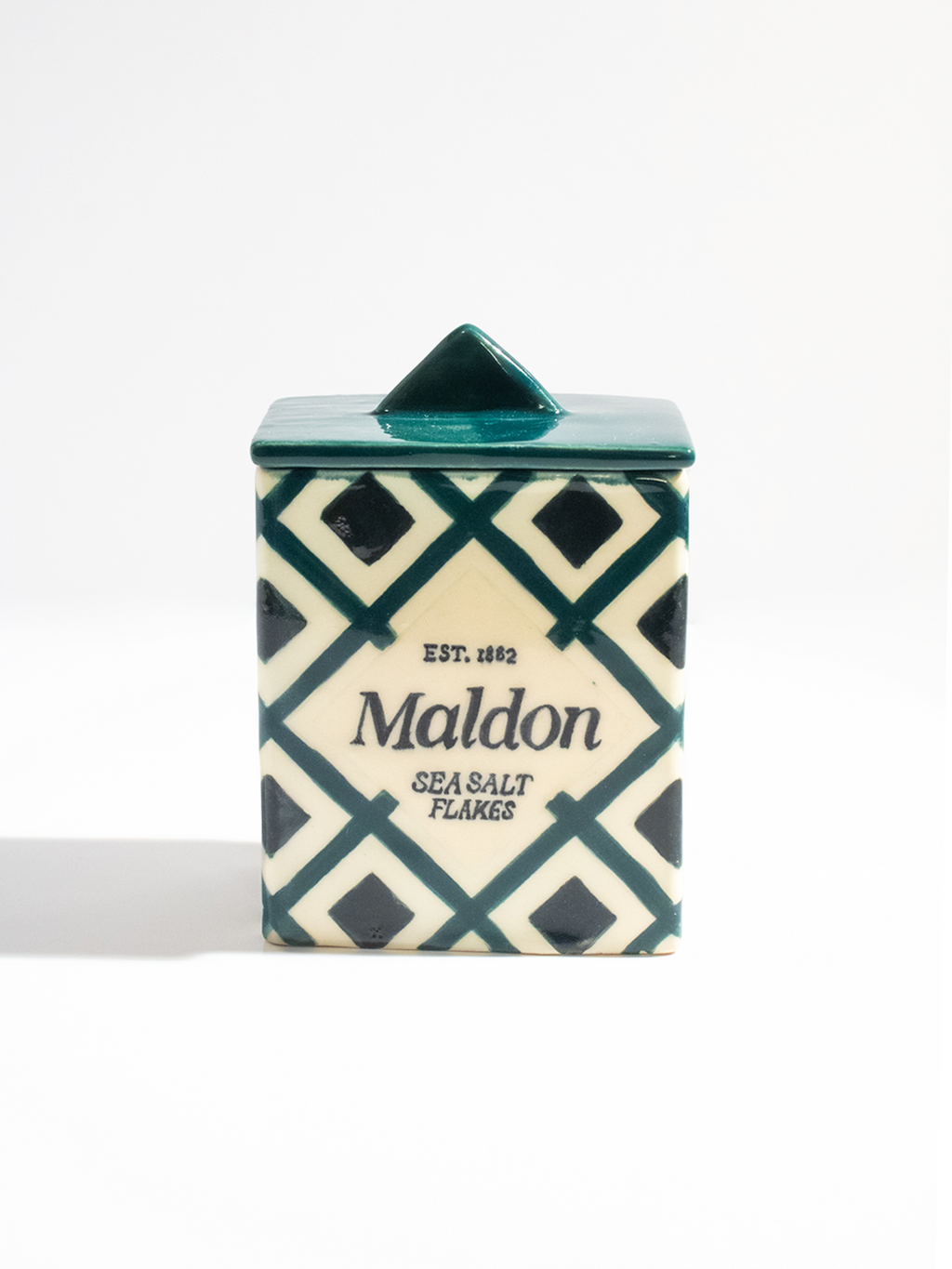 A Maldon *Inspired* Counter-Top Salt Cellar with Lid