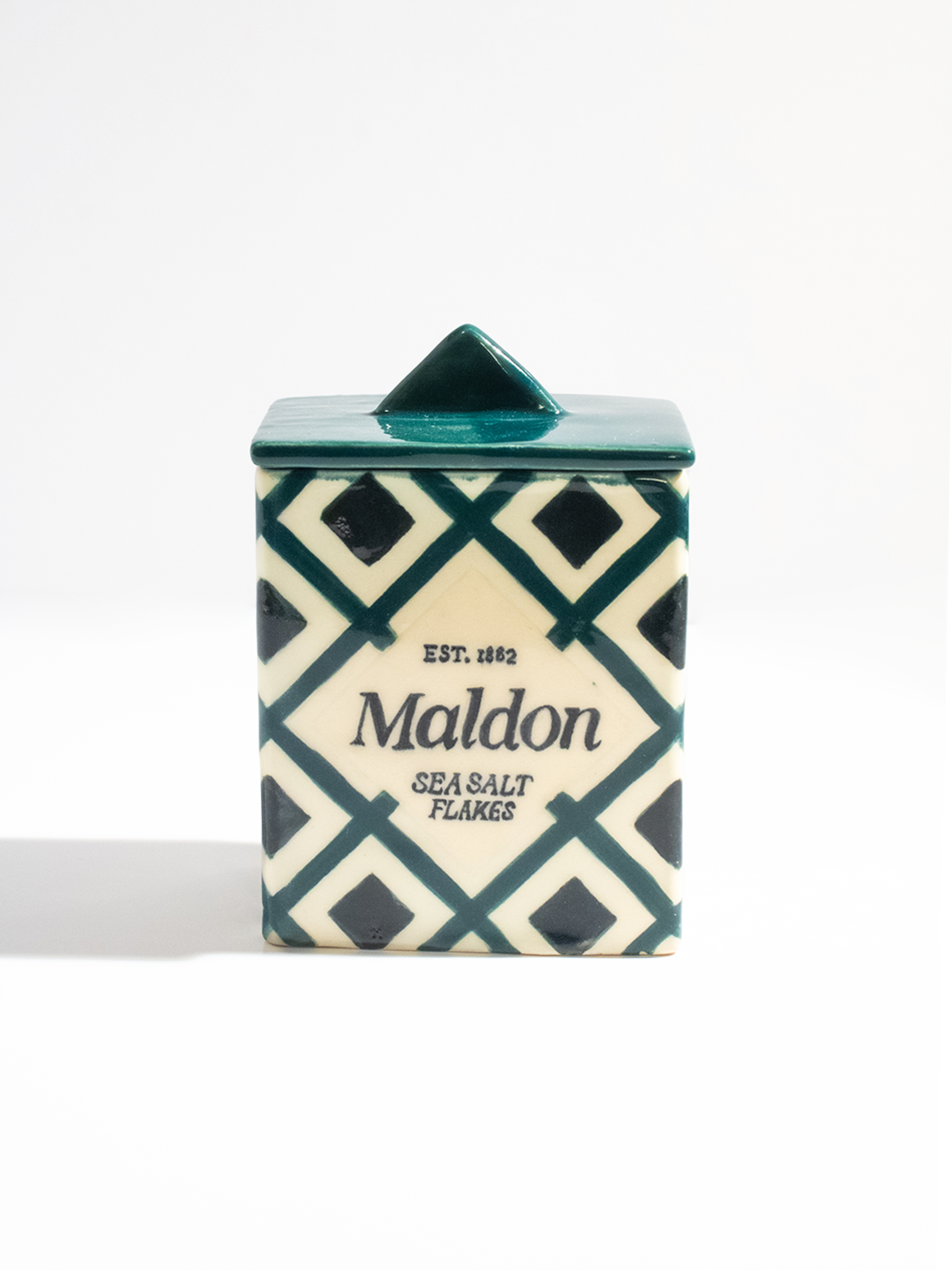 A Maldon *Inspired* Counter-Top Salt Cellar with Lid