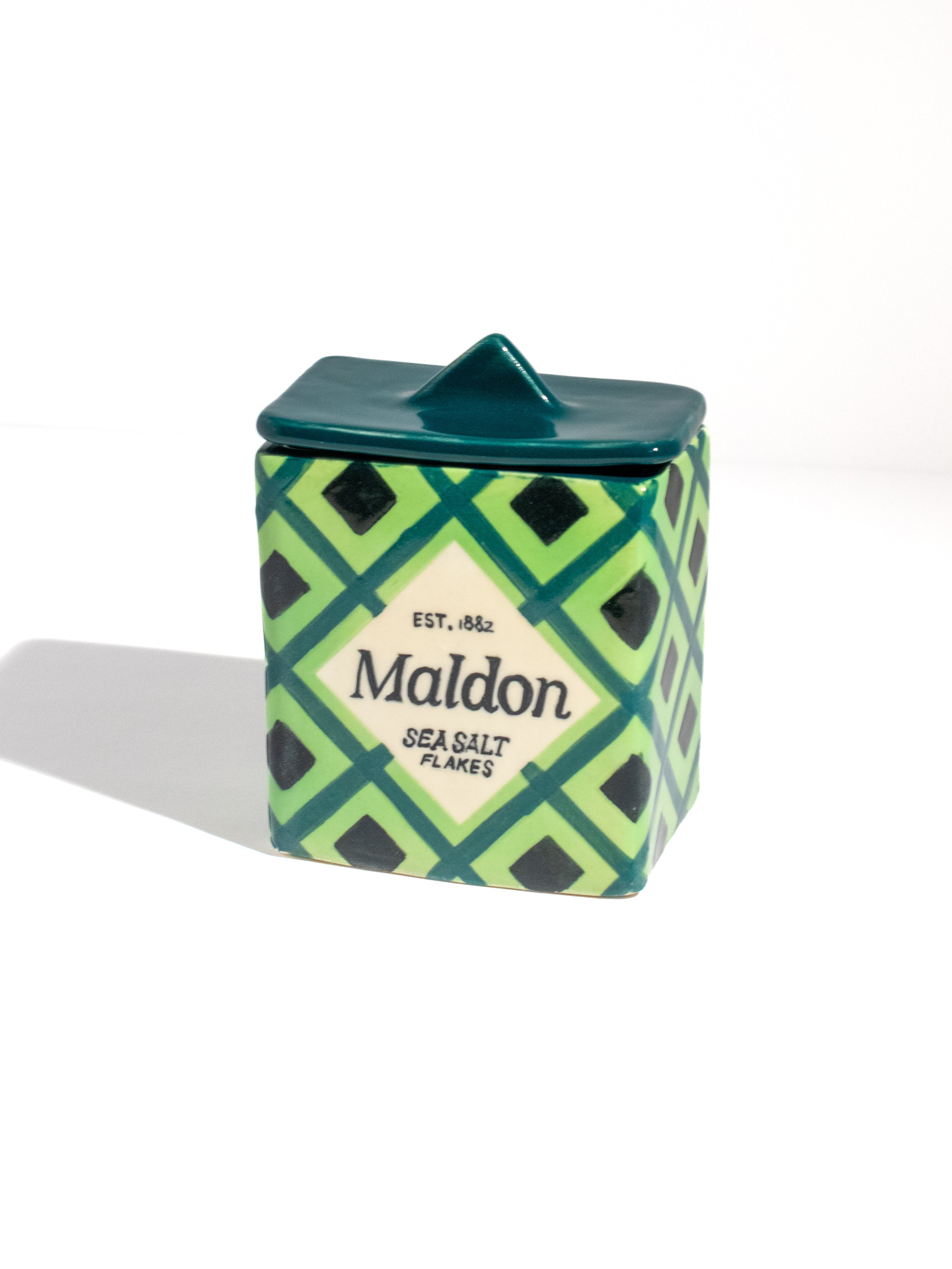 A Maldon *Inspired* Counter-Top Salt Cellar with Lid