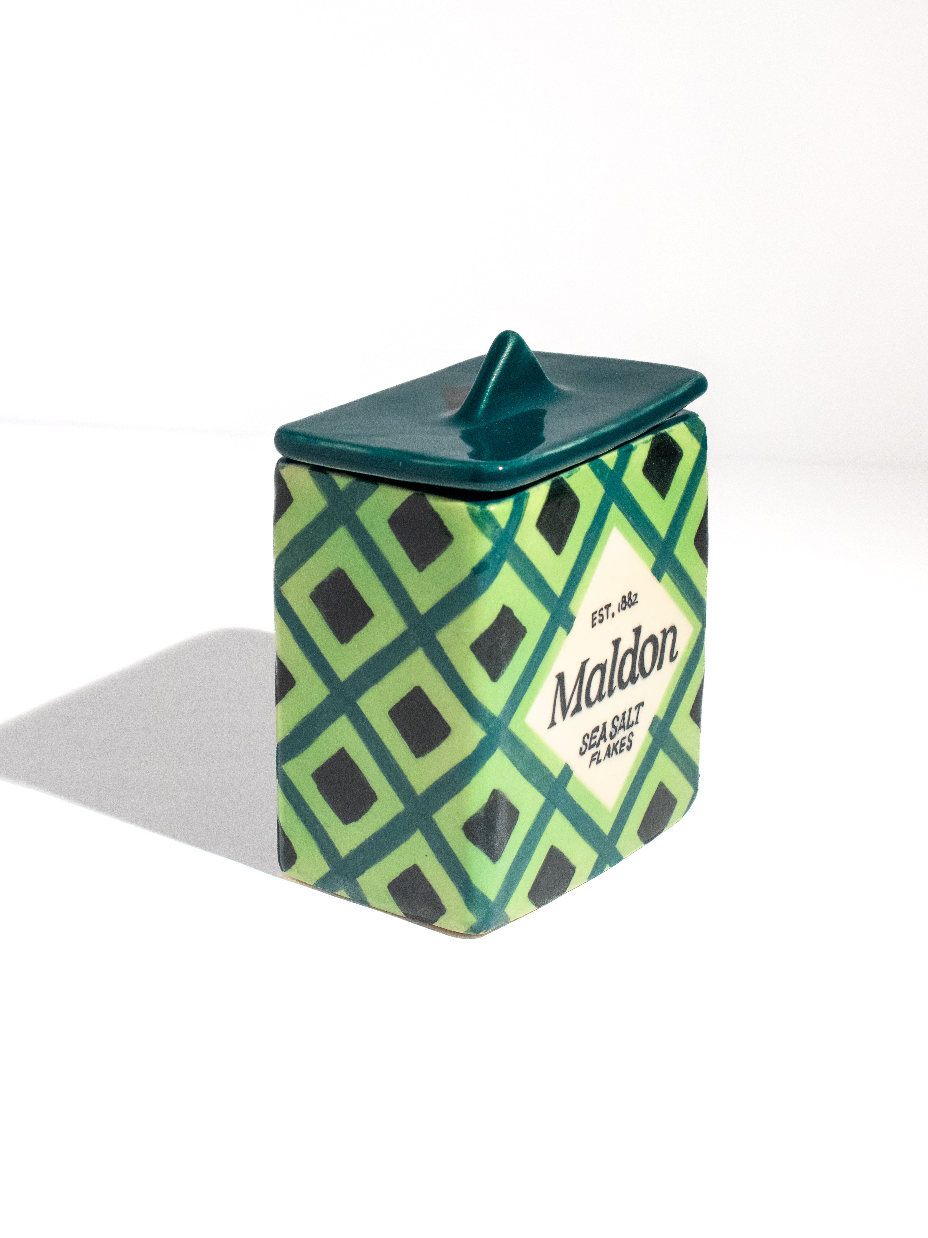 A Maldon *Inspired* Counter-Top Salt Cellar with Lid