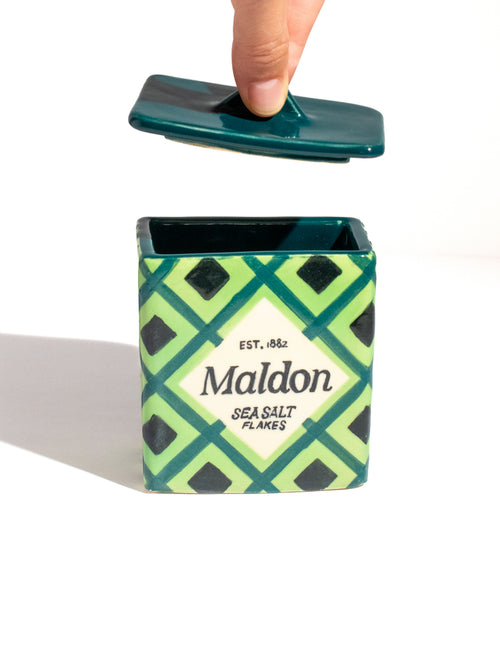 A Maldon *Inspired* Counter-Top Salt Cellar with Lid