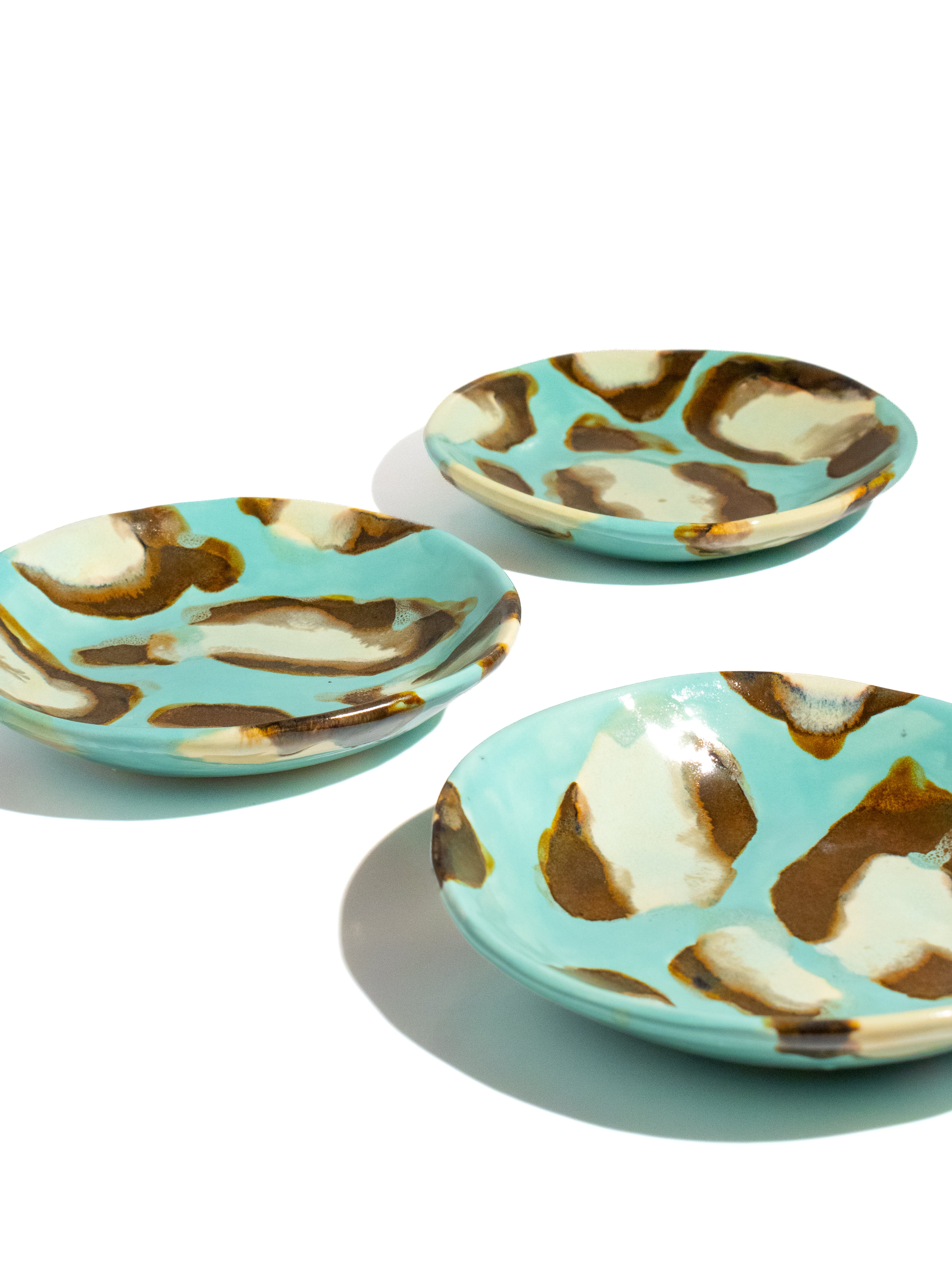 Leopard Print Side Plates