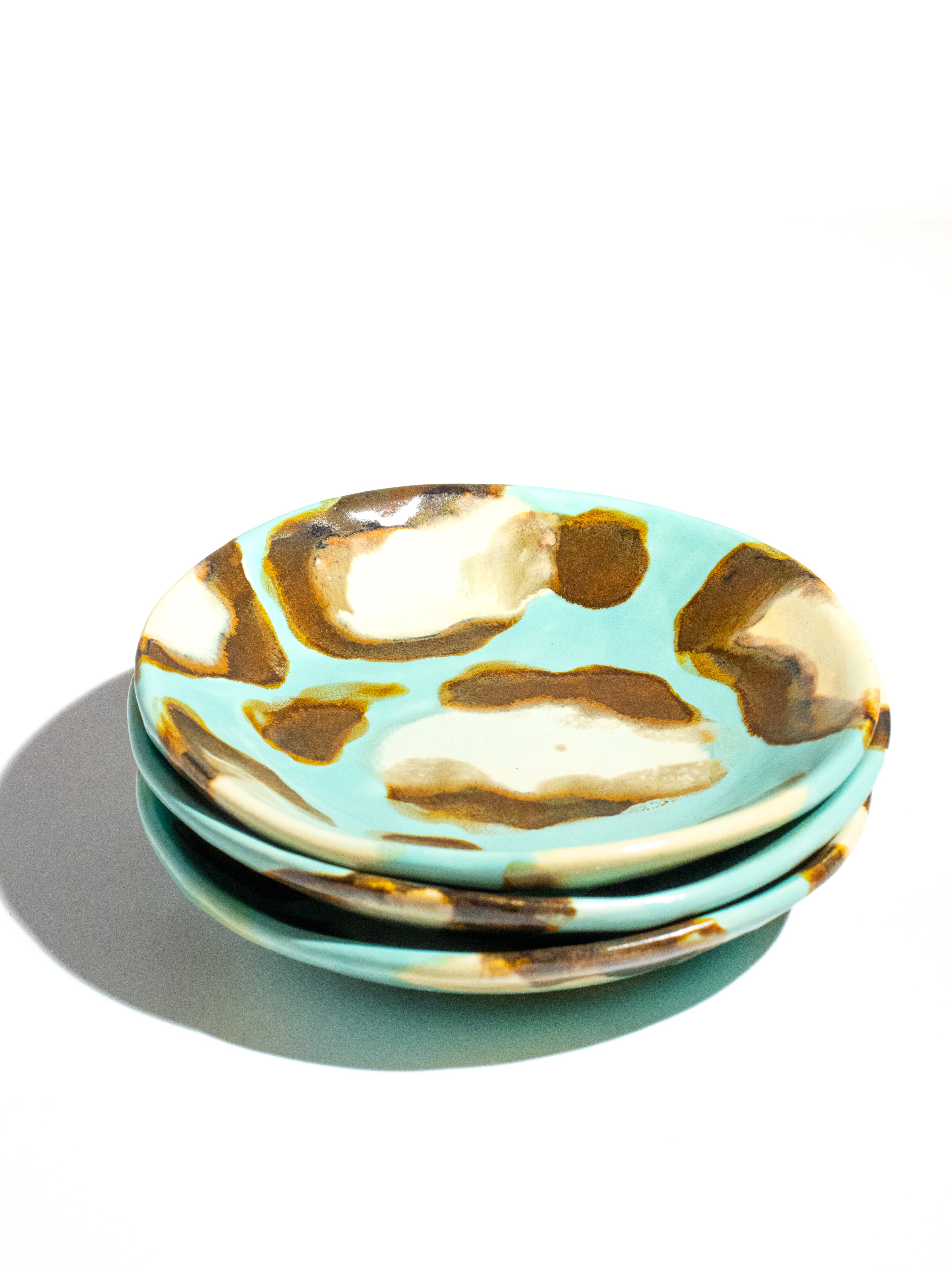Leopard Print Side Plates