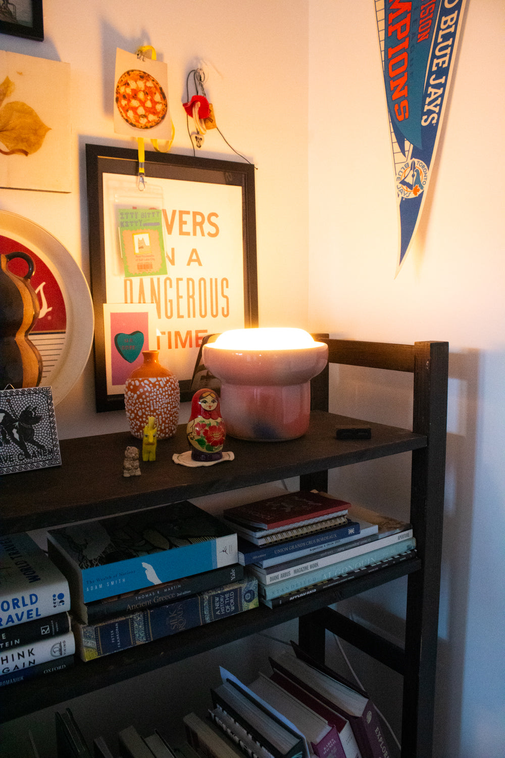 Donut Bowl Lamp | Purple, Pink, Blue