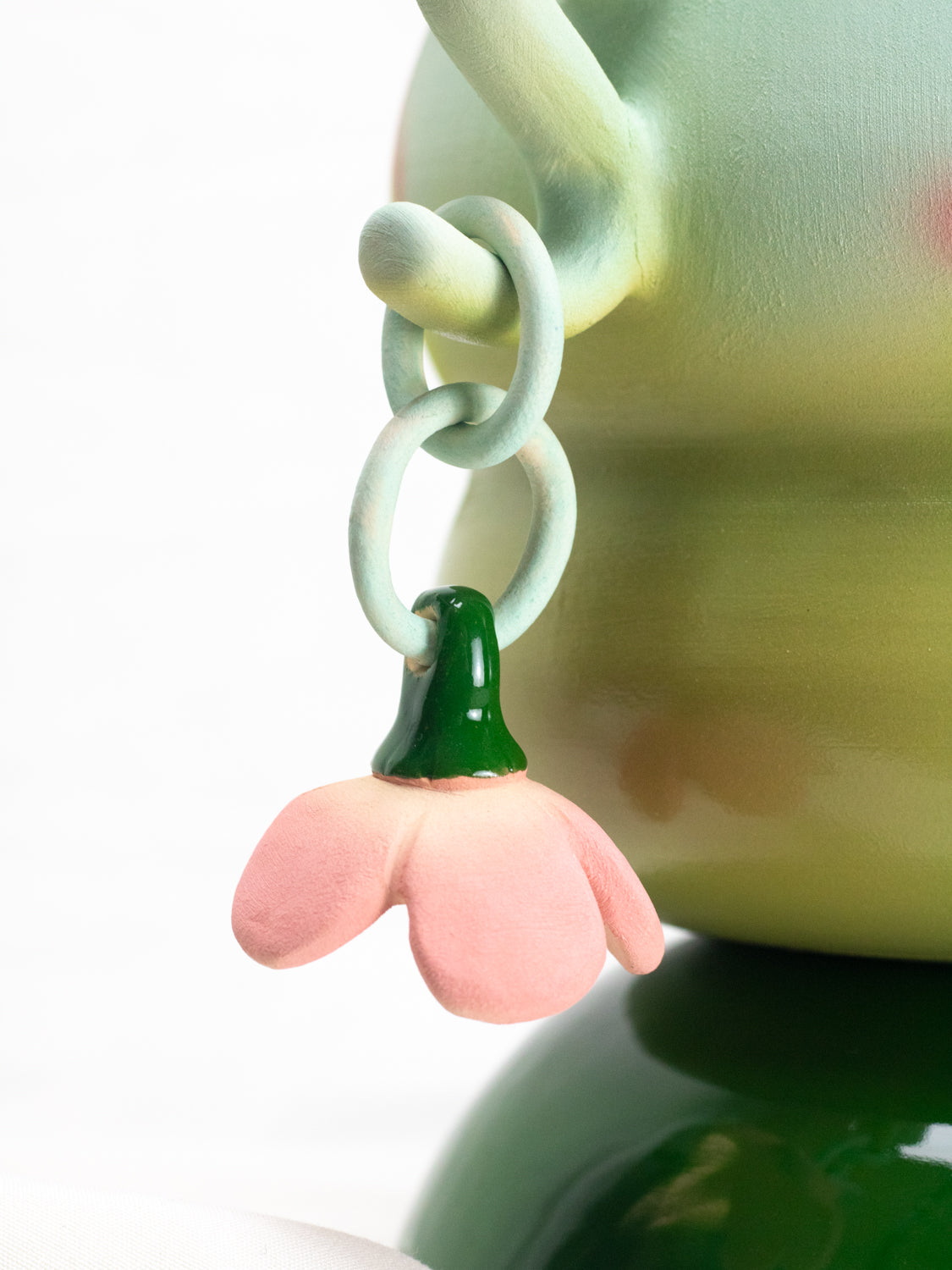 "It's A Whole Look" Vase & Scalloped Saucer