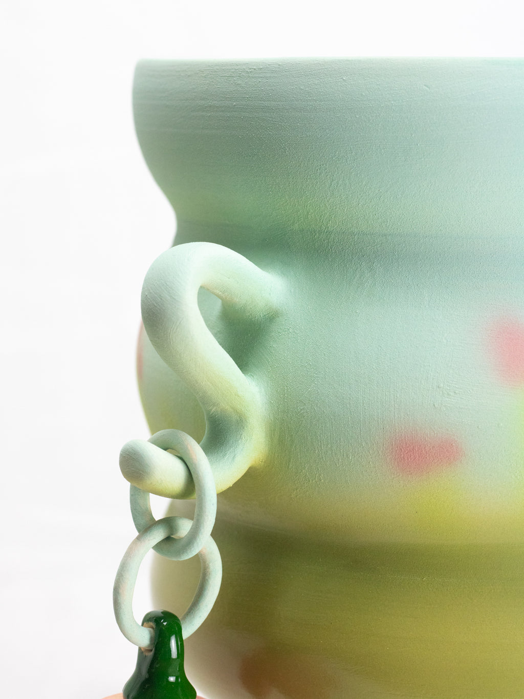 "It's A Whole Look" Vase & Scalloped Saucer